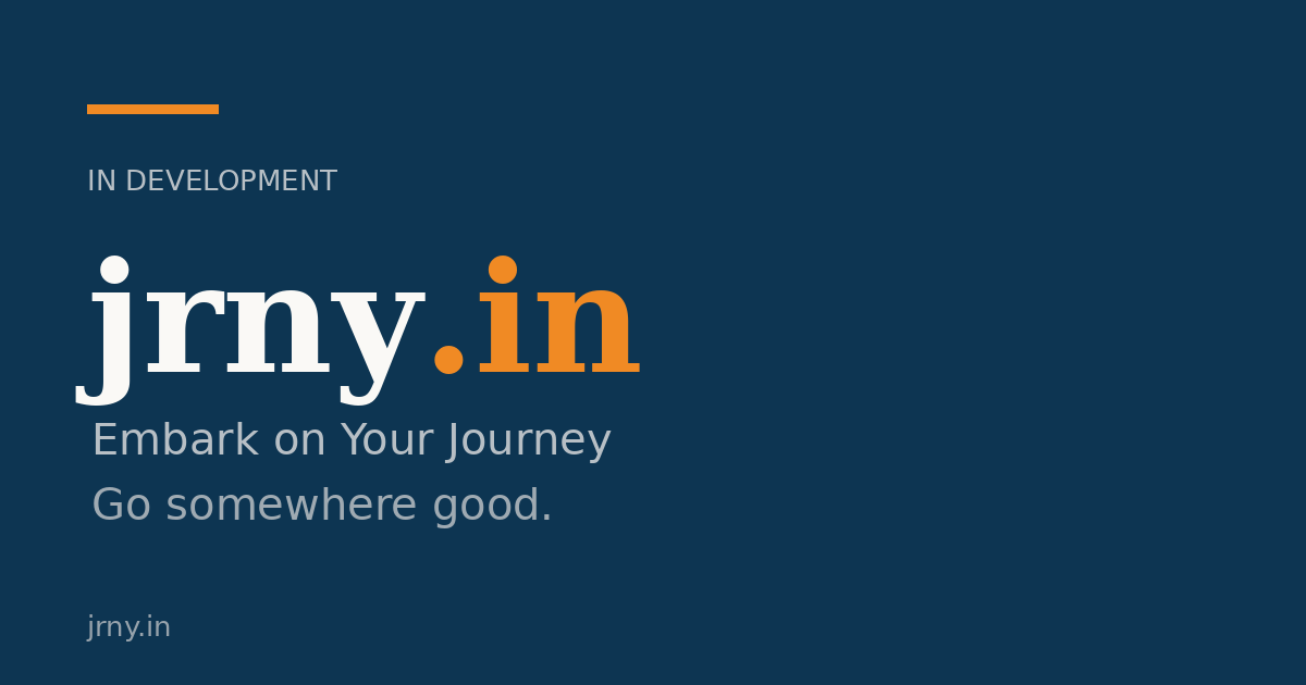 Link preview image for jrny.in